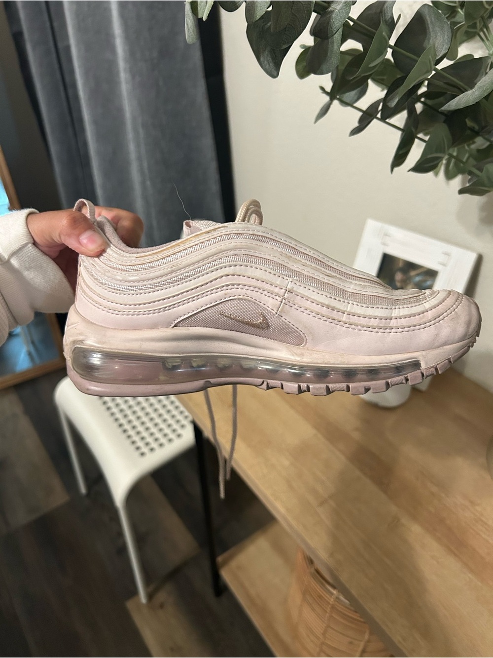 Nike Women’s Air Max 97 Sneakers in Pale Pink